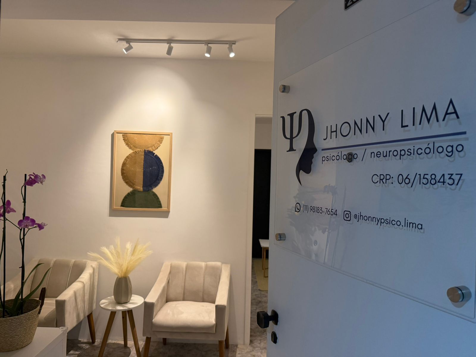 Recepção — Consultório Jhonny Lima
